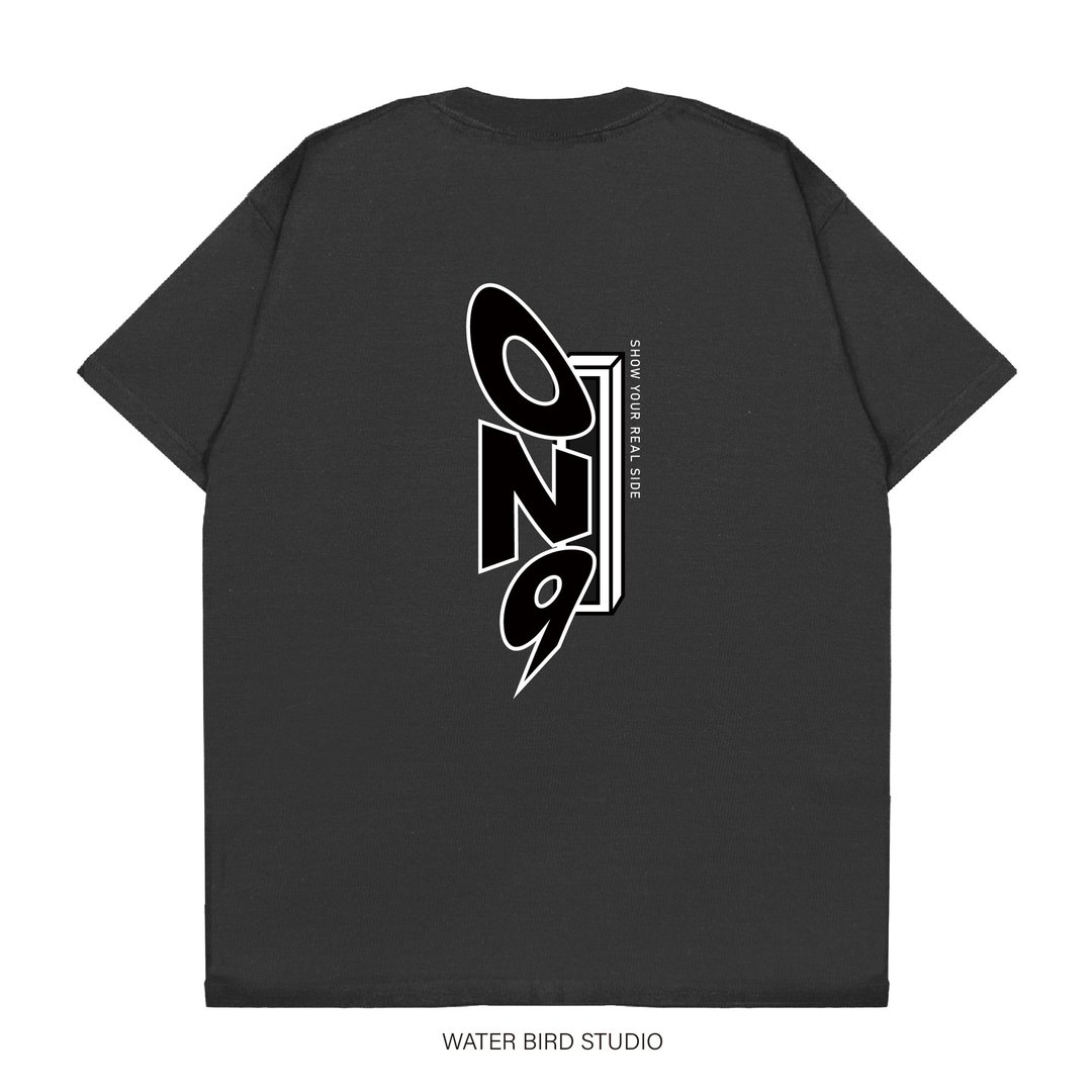 展现ON9 - T-Shirt - 男装上衣/T 恤 - 棉 黑色