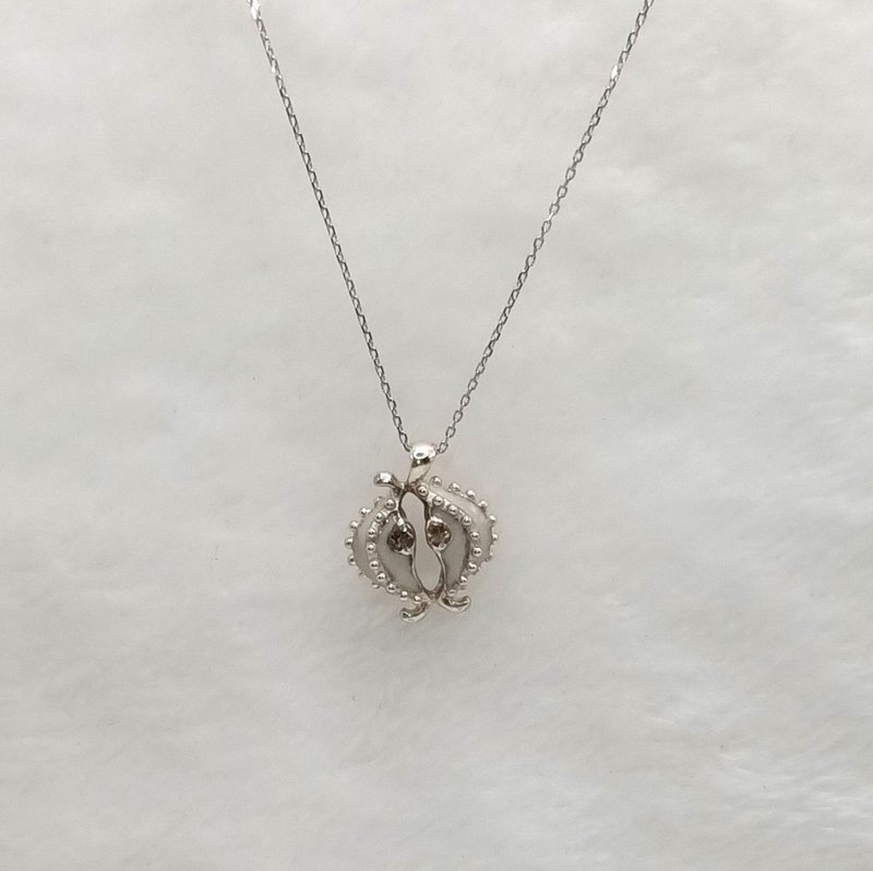 气球吊坠 / 925纯银吊坠 / 纯手工制作 - 项链 - 纯银 