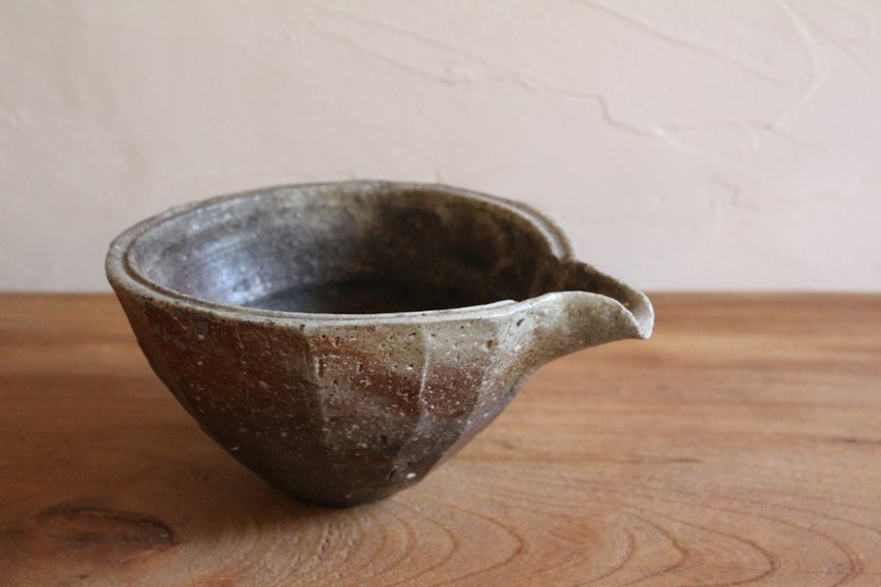 窯変　大きめ片口 - 碗 - 陶 咖啡色