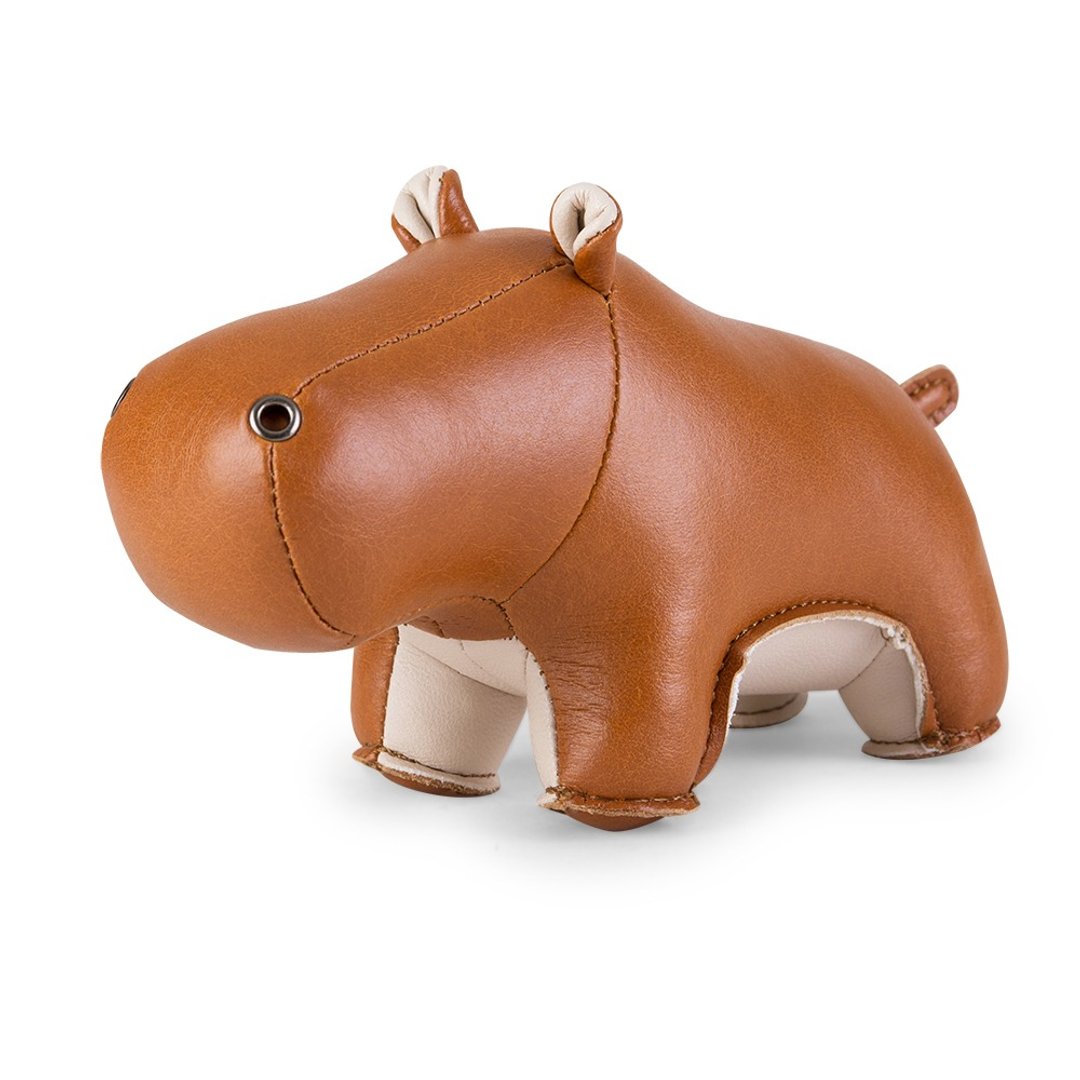 【纸镇】河马 Hippo Budy 皮革动物摆饰 | 入厝礼物 - 摆饰 - 人造皮革 多色