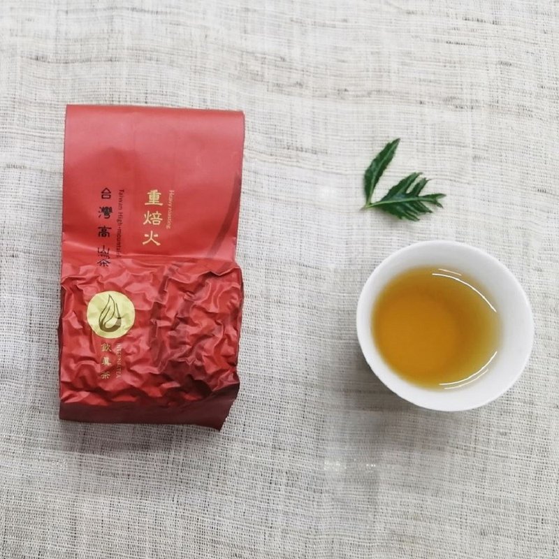 饮真茶 阿里山 当季冬茶 乌龙茶 三十年手作烘焙 重焙火 浑厚 - 茶 - 其他材质 咖啡色