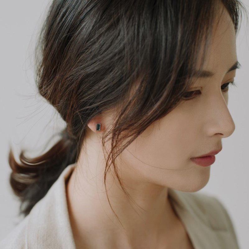 渴望-纯银耳环 - 耳环/耳夹 - 纯银 银色