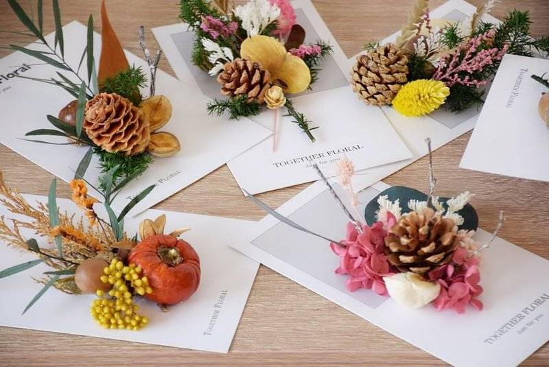 果实干燥永生花卡 - 干燥花/捧花 - 植物．花 