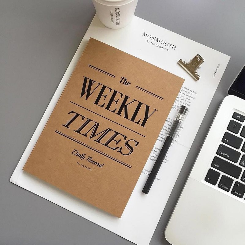 敲敲-Seeso-Weekly Times 周计划A5笔记本,SSO33088 - 笔记本/手帐 - 纸 咖啡色