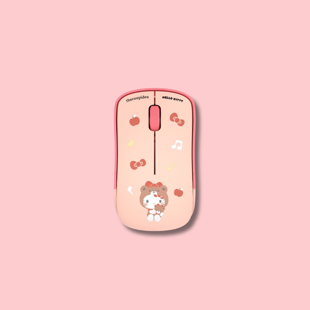 Hello Kitty x thecoopidea CLICKY 无线鼠标 - 数码小物 - 其他材质 橘色