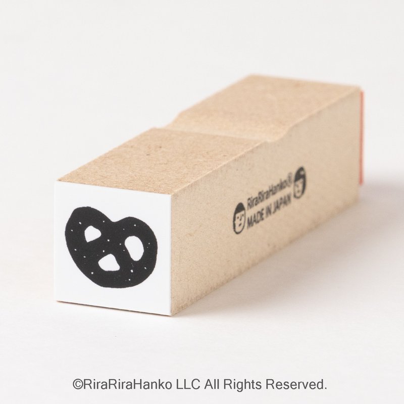 蝴蝶饼*15mm方*橡皮章*R908 - 印章/印台 - 木头 