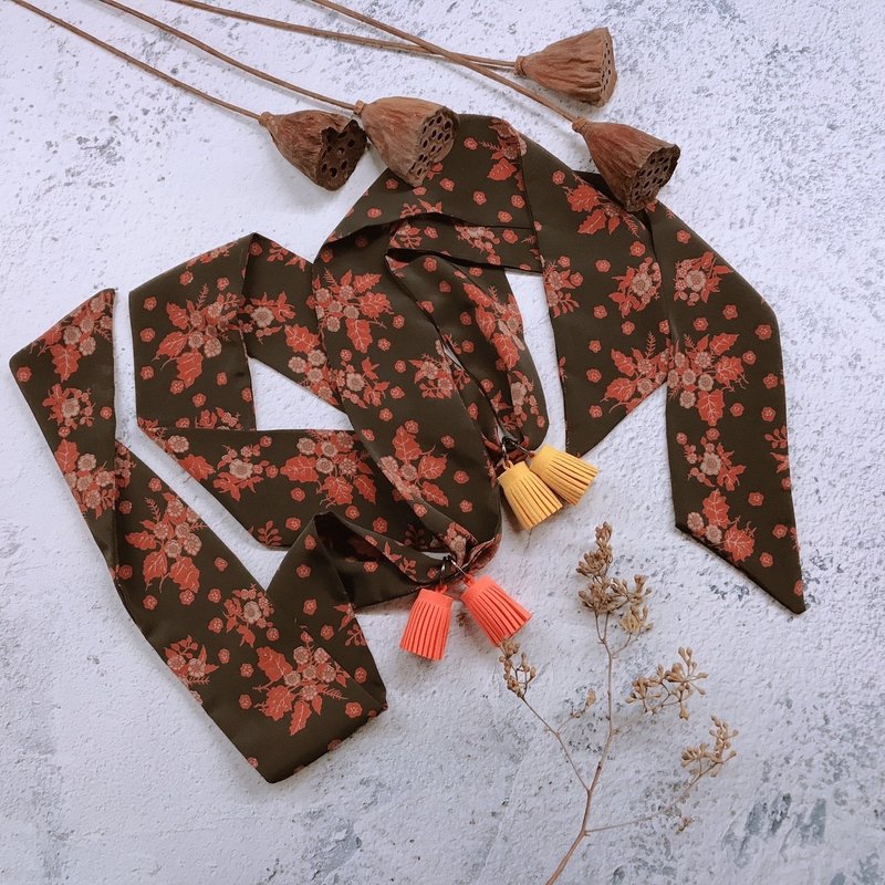 流苏项链 / 春树暮云 ( 2色 ) - 项链 - 聚酯纤维 咖啡色