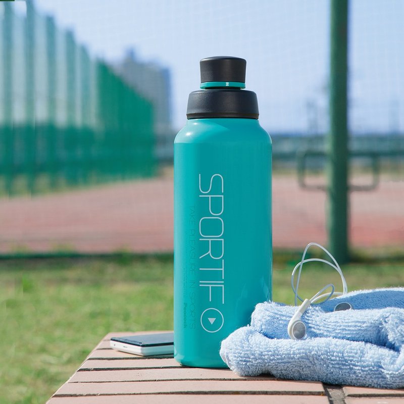 【孔雀Peacock】800ML 直饮不锈钢保温杯(挂勾孔)运动畅快-翡翠绿 - 保温瓶/保温杯 - 不锈钢 绿色