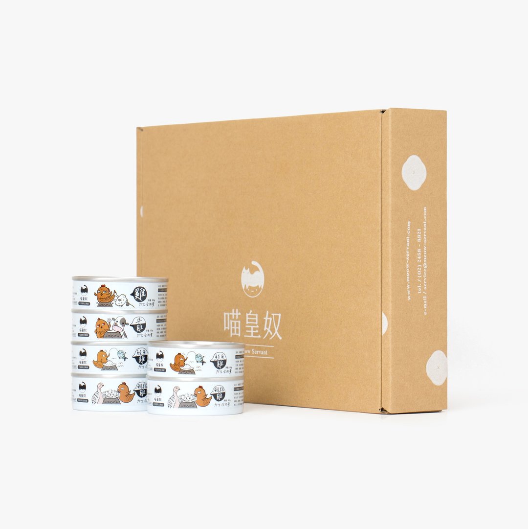 喵皇奴 | 全龄猫咪主食罐 80g×24入 | 首创公开20项营养检验 - 猫罐头/鲜食 - 新鲜食材 
