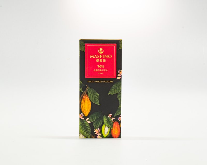曼斐诺70%玫瑰花黑巧克力 - 巧克力 - 新鲜食材 黑色