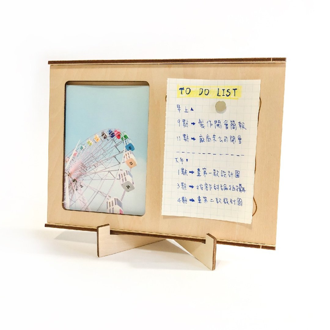 相框留言板 DIY 组装 留言板 木板 定制化 送礼  雷射雕刻 - 木工/竹艺/纸艺 - 木头 咖啡色