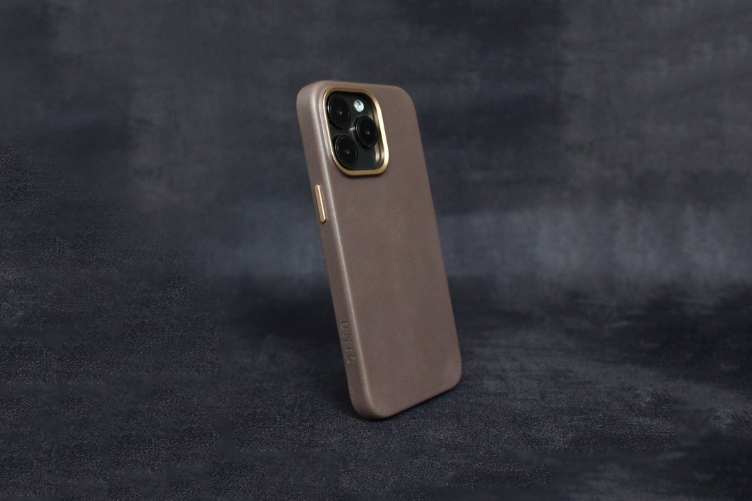 UNIC皮革磁吸手机壳iPhone15 Pro/ProMAX【质感灰/新色登场】 - 手机壳/手机套 - 真皮 灰色