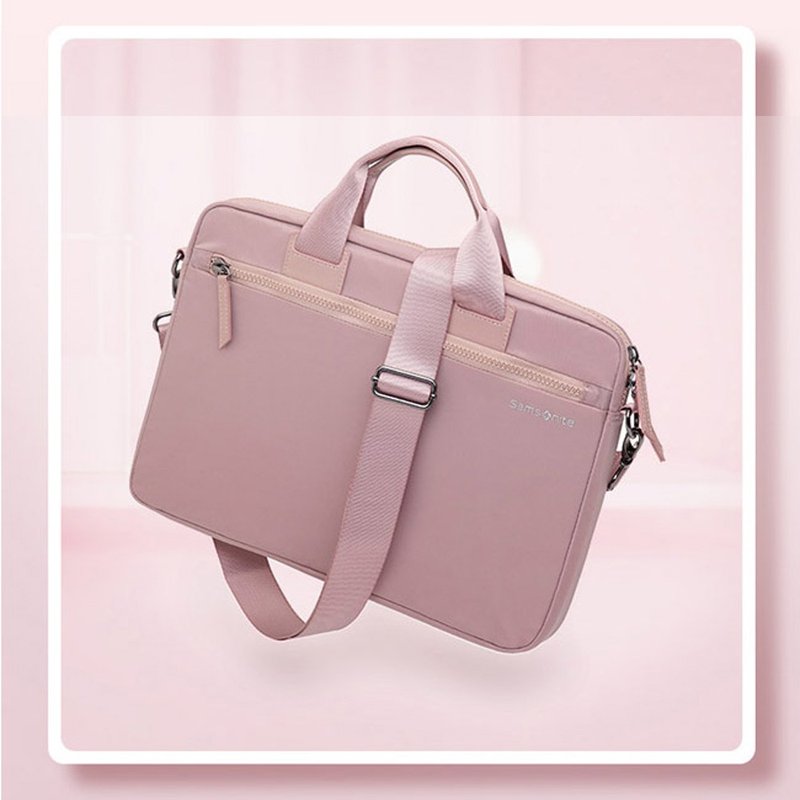 Samsonite DENDI-ICT BP5*002 14寸笔电手提包(附肩背带) -樱花粉 - 电脑包 - 尼龙 粉红色
