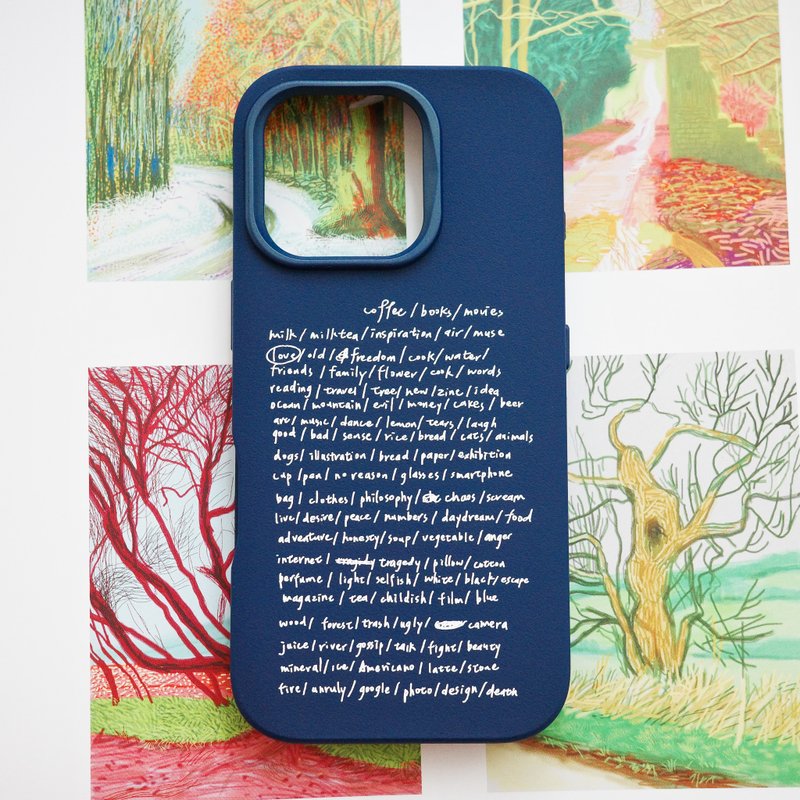 不可缺少之物Life list/经典蓝/犀牛盾防摔iPhone手机壳 - 手机壳/手机套 - 塑料 蓝色