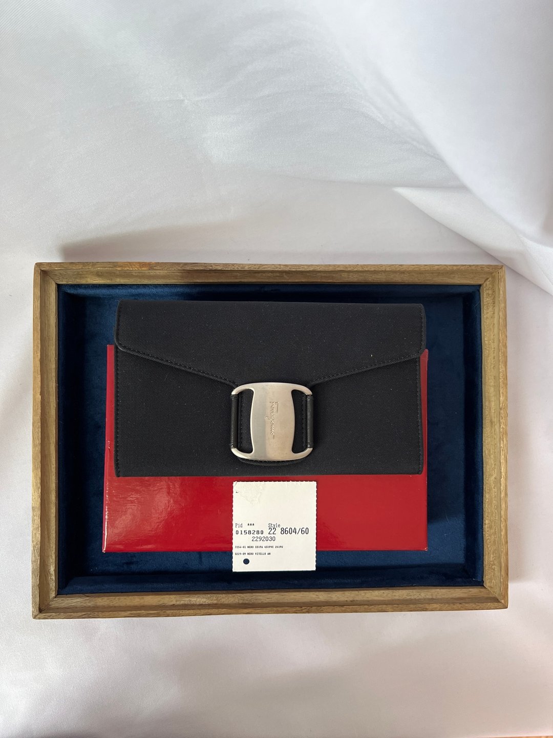 FERRAGAMO long wallet 长皮夹 钱包 银包 加配链条肩带 - 皮夹/钱包 - 其他材质 黑色
