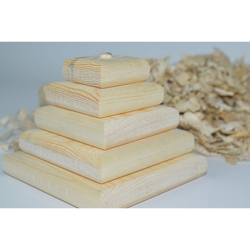 木制方塔（蒙特梭利），儿童益智玩具 - 玩具/玩偶 - 木头 咖啡色