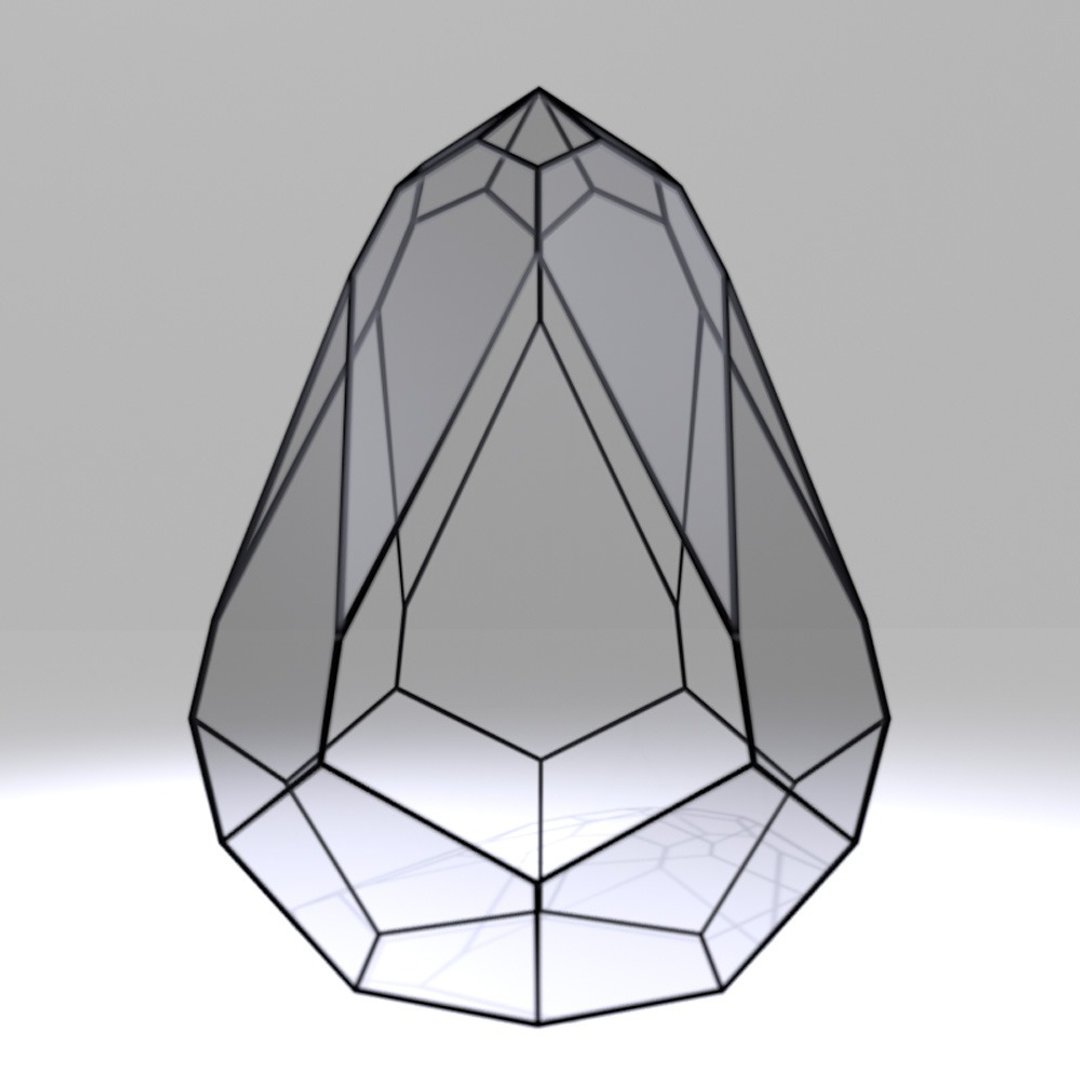 Stained glass large terrarium 014 for bonsai  terrarium printable pattern. DIY - 图文模板设计 - 其他材质 