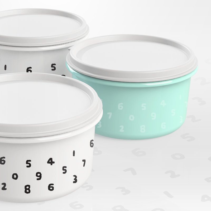 【Pinkoi x SOU・SOU】红A圆形食物盒 (625 ml)(台港澳限定) - 便当盒/饭盒 - 塑料 多色