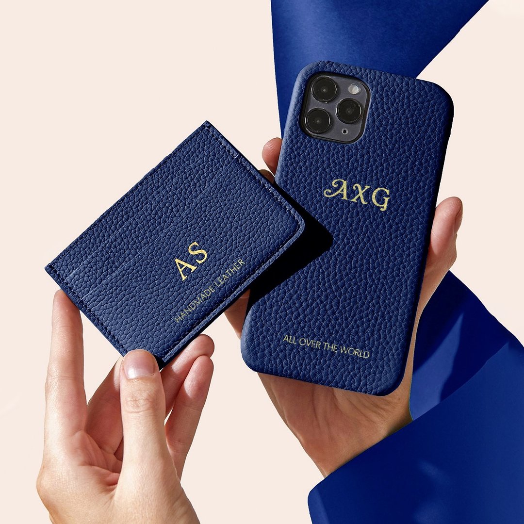 【可客製】iPhone 14 Pro 手機殼+卡夾 真皮保護殼套 Plus/ProMAX - 手机壳/手机套 - 真皮 