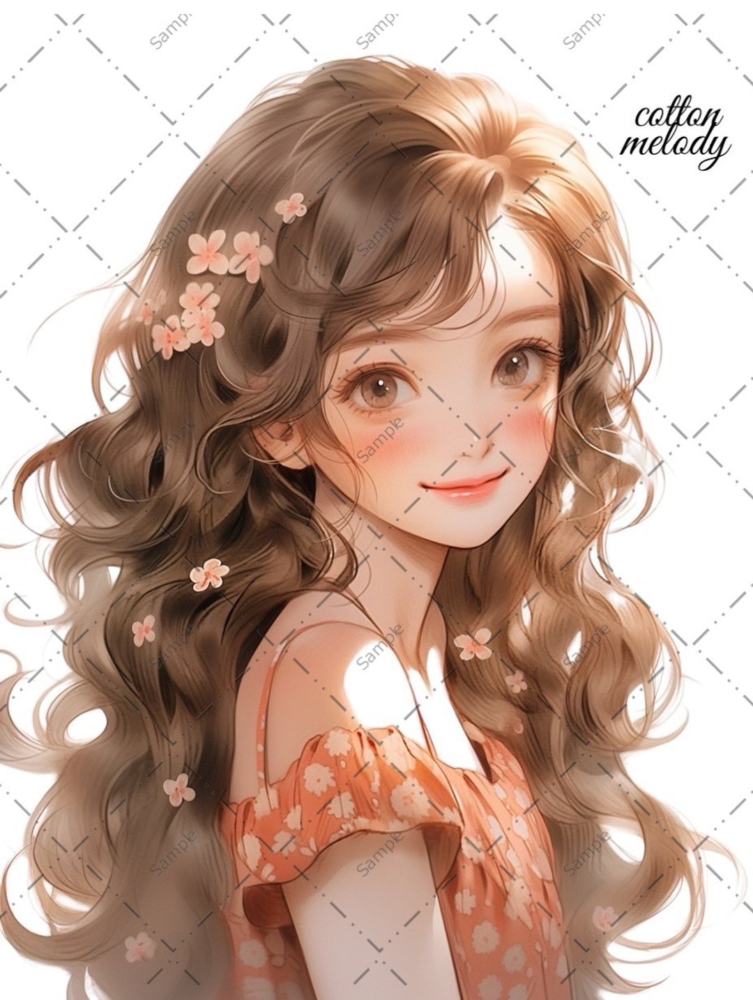 原创贴纸 no.535 人物贴纸 原创贴纸 人物贴纸 女孩贴纸 原创人物贴纸 - 贴纸 - 纸 