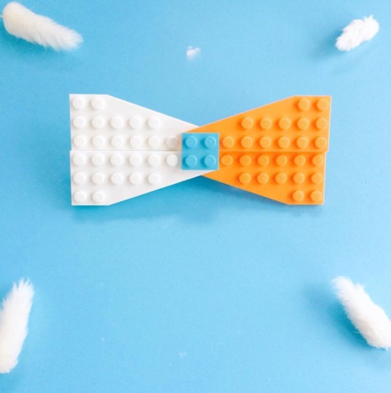 LET'S GO WORKSHOP • BOWTIE 手工 限量 积木 领结 颈链 发饰 一物多用 bow tie发夹 蝴蝶结 发饰 Hair Accessories - 领带/领带夹 - 其他材质 多色