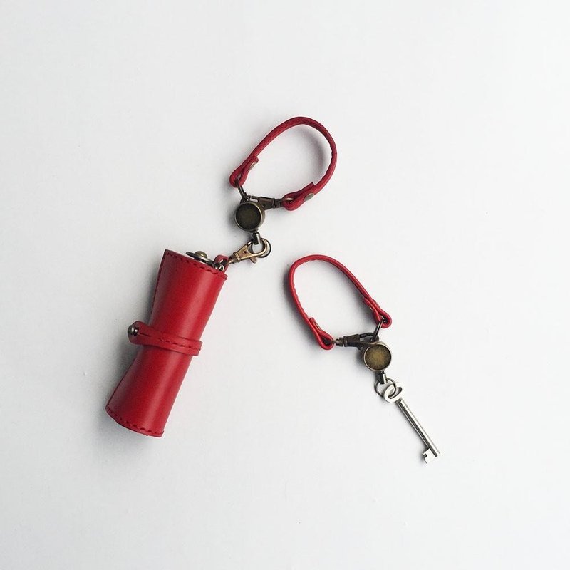 Reel with belt red - 其他 - 真皮 红色