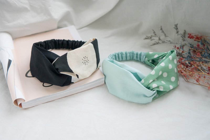 发带 | 宝宝发带 | 婴儿发带 | 交叉发带款 | 甜美与典雅 - 婴儿帽/发带 - 棉．麻 