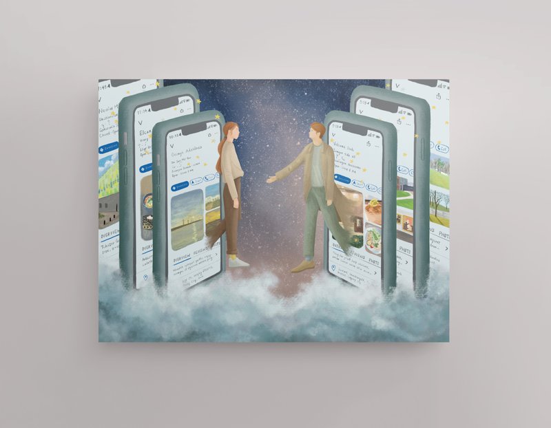 挂画(含挂绳) / 08 - 评价只是一种表象 - 海报/装饰画/版画 - 纸 多色