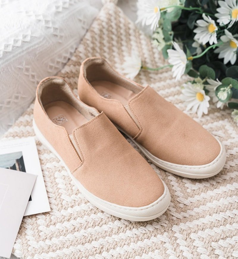 圣诞礼盒【软法面包】奈米防泼水面包鞋_奶茶 | 手工订制 | - 女款休闲鞋 - 真皮 