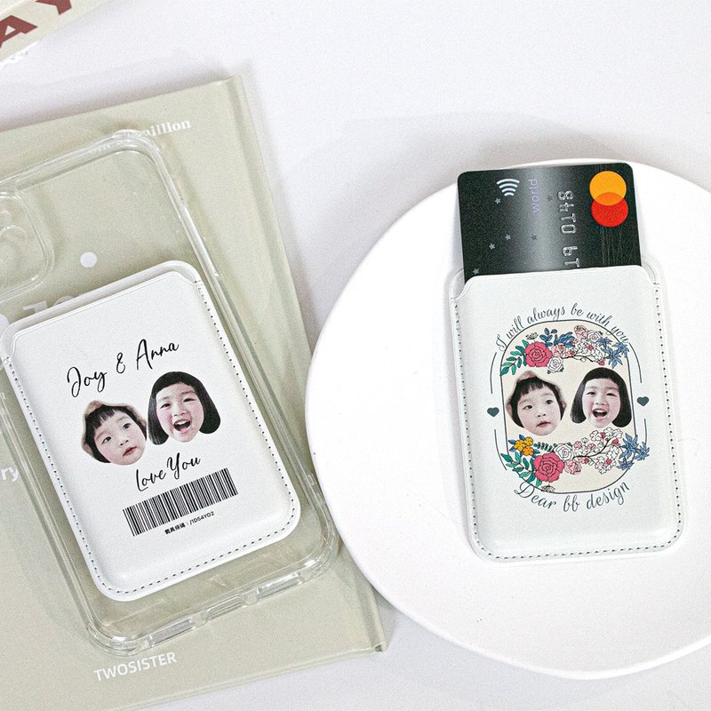 定制礼物 | 定制化Magsafe 磁吸皮革卡夹 - 皮夹/钱包 - 人造皮革 