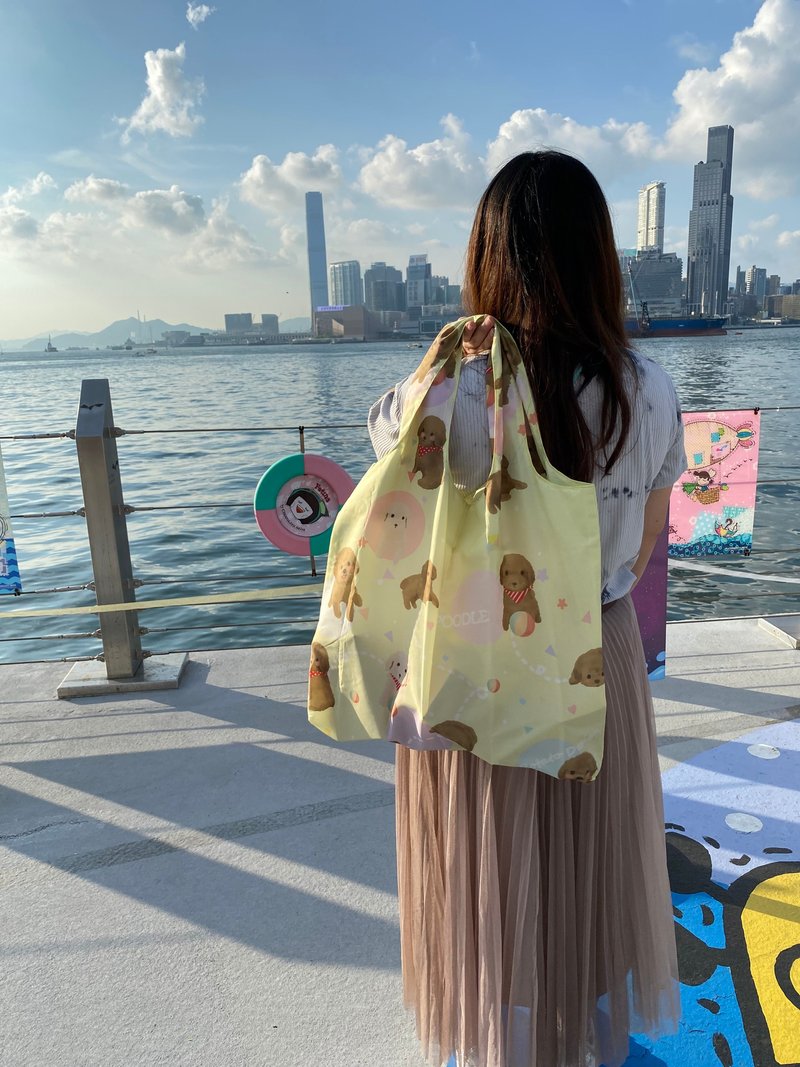 Poodle/贵宾犬 环保袋 - 手提包/手提袋 - 聚酯纤维 