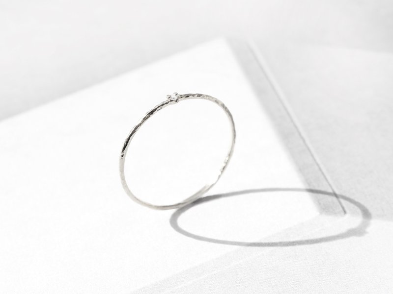 925 纯银 极幼戒指 | 银 - 戒指 - 其他金属 灰色