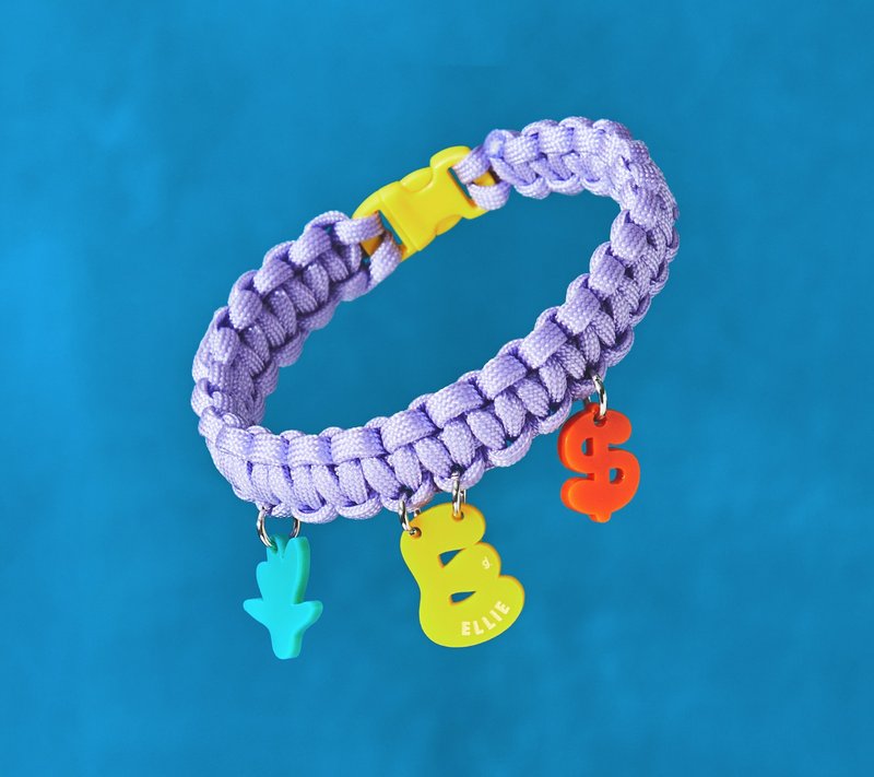 SQUIGGLES - TAILOR MADE COLLAR FOR DOGS / CATS - 项圈/牵绳 - 聚酯纤维 多色