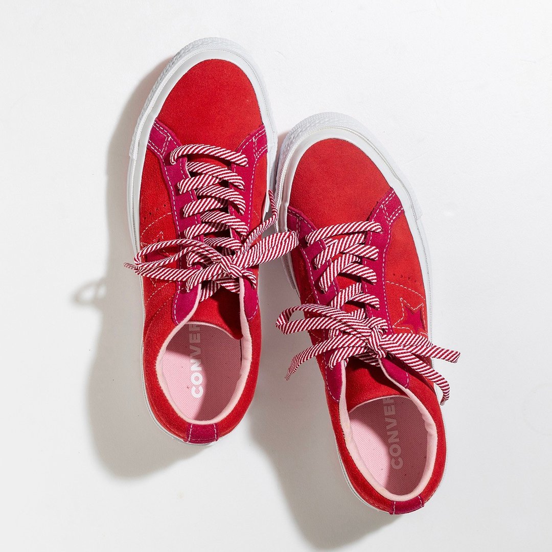 独特鞋带 摩登扁鞋带 Modern Flat Shoelace 台湾设计生产 - 其他 - 聚酯纤维 红色