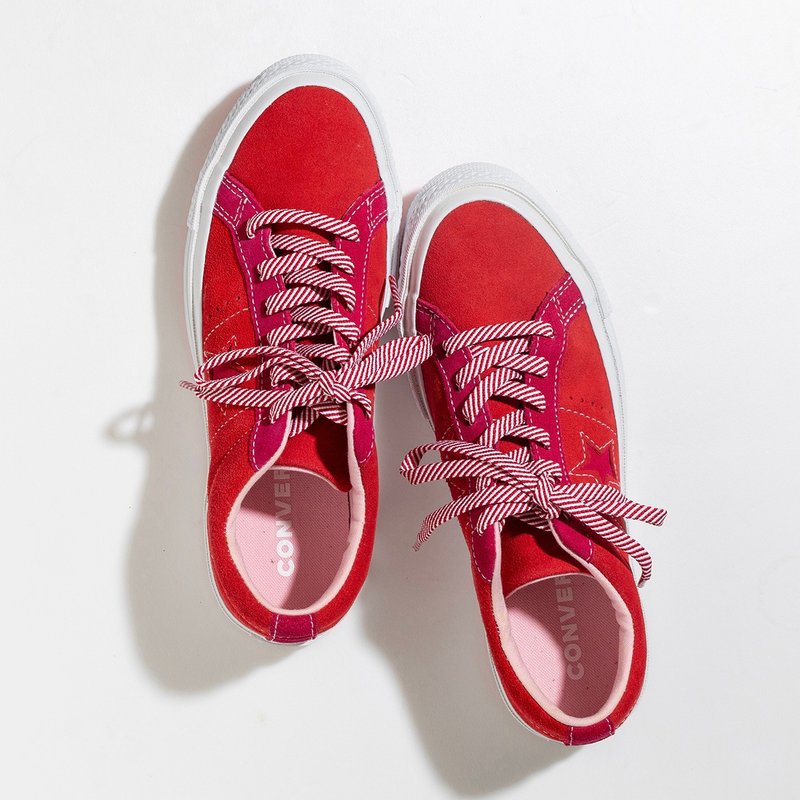 独特鞋带 摩登扁鞋带 Modern Flat Shoelace 台湾设计生产 - 其他 - 聚酯纤维 红色