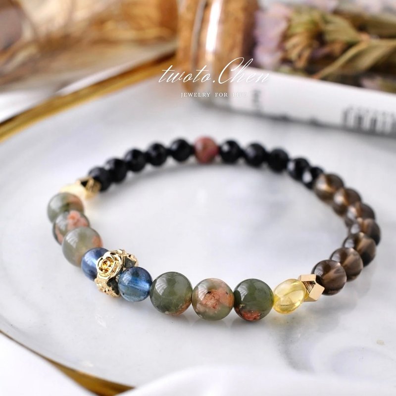 樱花漫漫 |复古系能量手链 |整理心绪，隔绝杂乱的人事物 - 手链/手环 - 水晶 多色