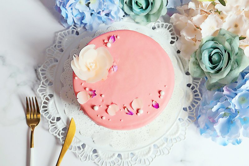 花漾综合水果蛋糕 6寸 - 蛋糕/甜点 - 新鲜食材 