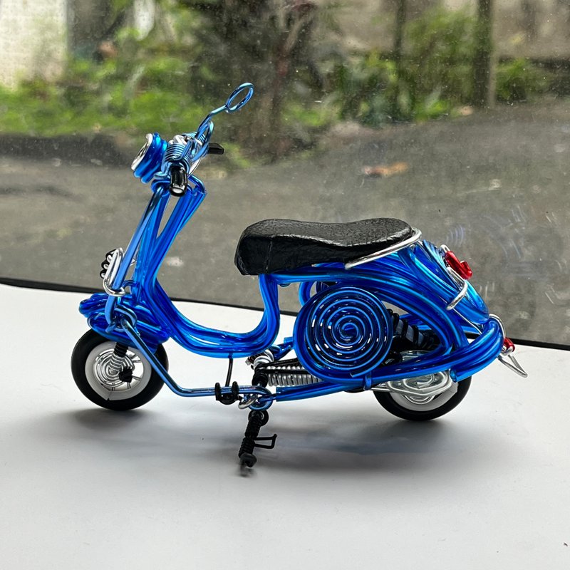 Wire lover 台湾手作铝线职人 铝线摩托车 机车 伟士牌Vespa - 摆饰 - 铝合金 多色