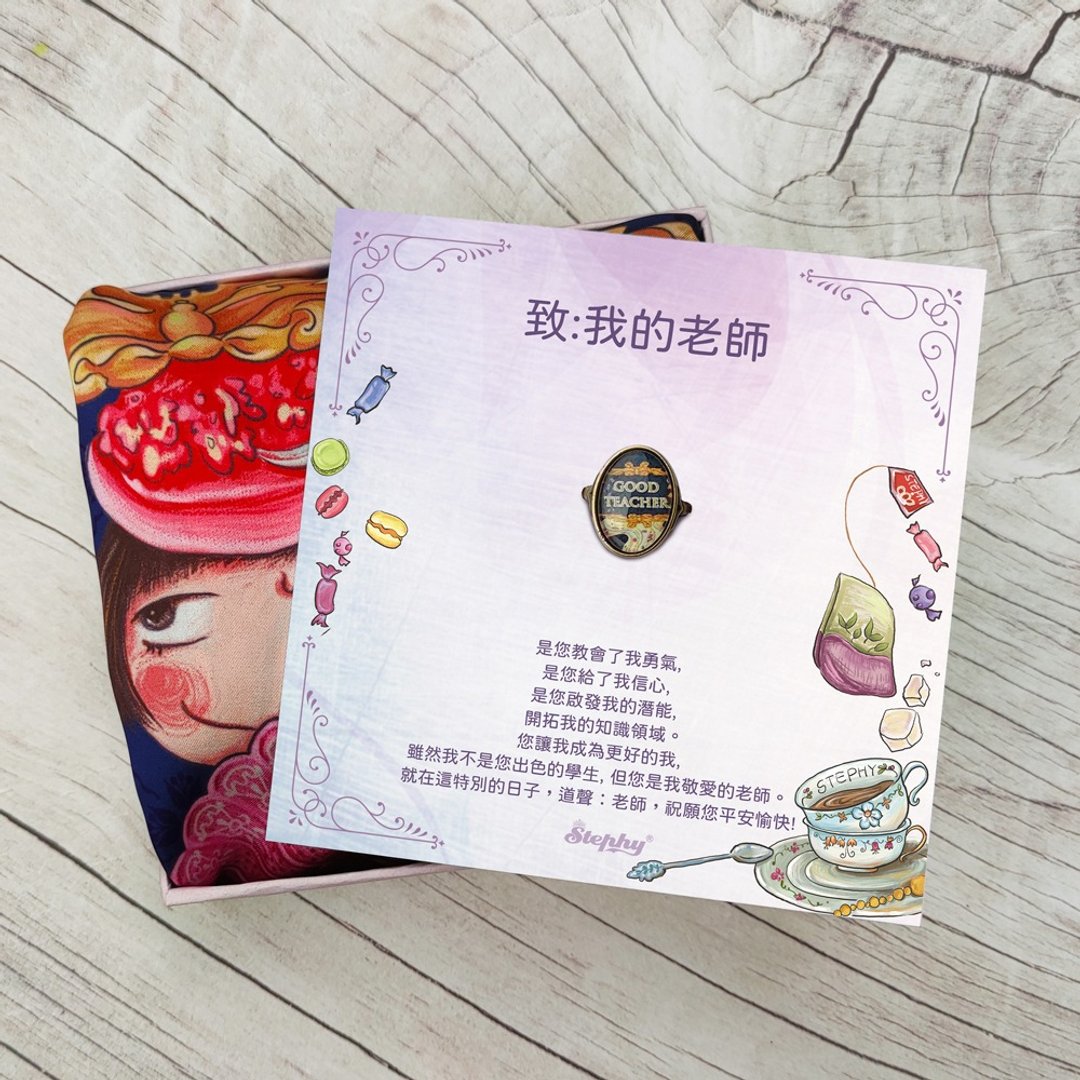 毕业送给老师的礼物 专属老师名字定制*手工丝巾配丝巾 - 丝巾 - 其他材质 