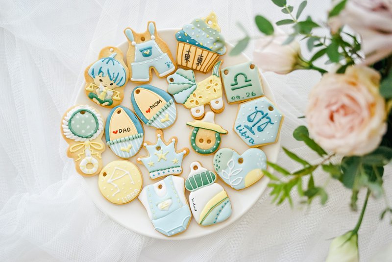 天秤宝宝 收涎饼干 糖霜饼干 - 手工饼干 - 新鲜食材 