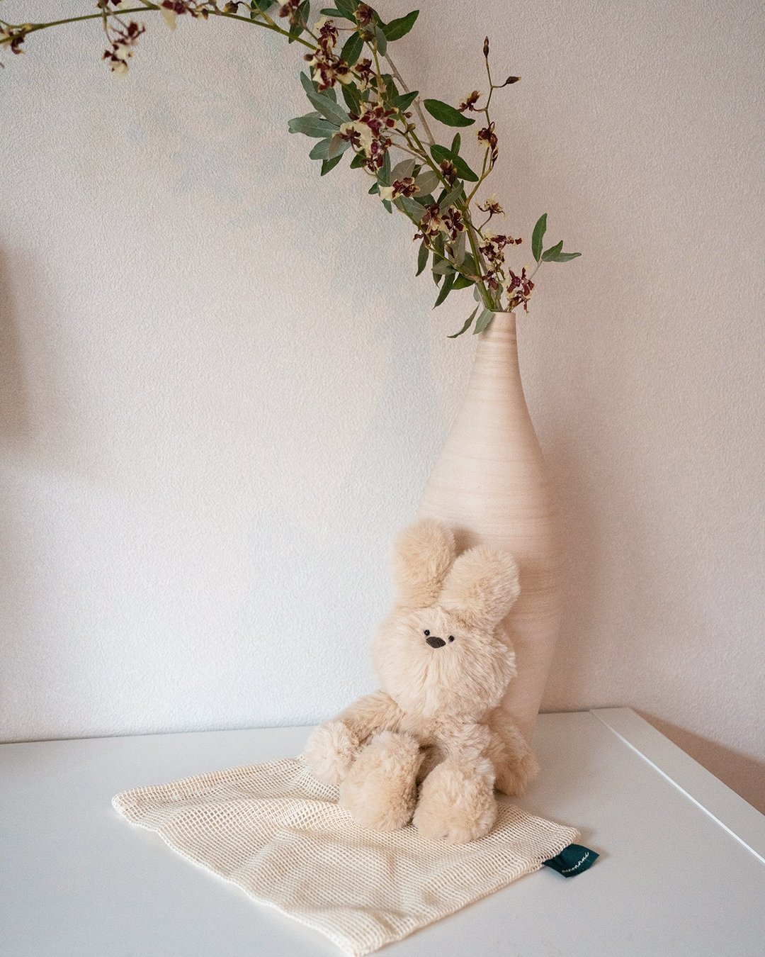 Mini Beige Bear/Rabbit - 玩具/玩偶 - 聚酯纤维 咖啡色
