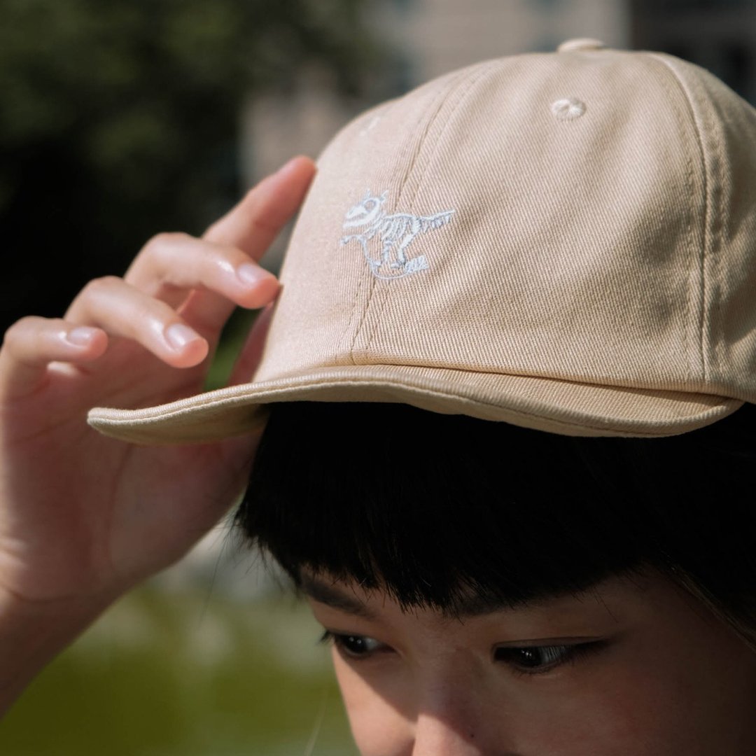 闪电化石龙软沿短帽 翻沿帽 老帽 - 卡其 - 帽子 - 棉 卡其色
