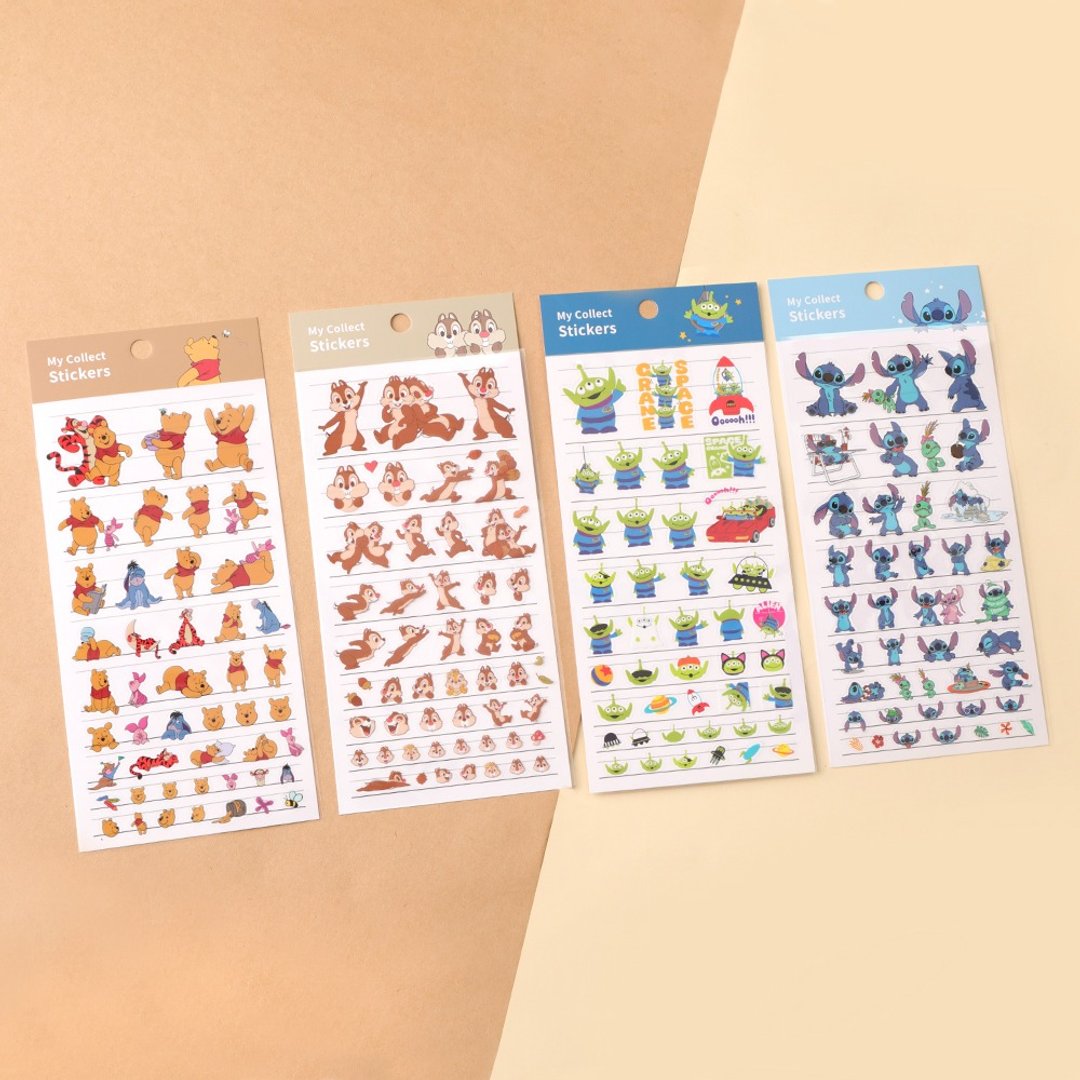 My Collect Stickers迪士尼装饰贴纸- Disney 透明贴纸 小熊维尼 - 贴纸 - 纸 多色