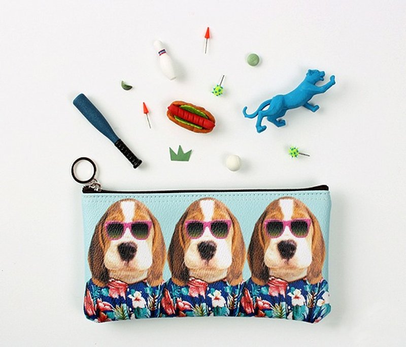 STILL AND CHEW 皮质铅笔盒 - FASHIONISTA - 铅笔盒/笔袋 - 真皮 蓝色