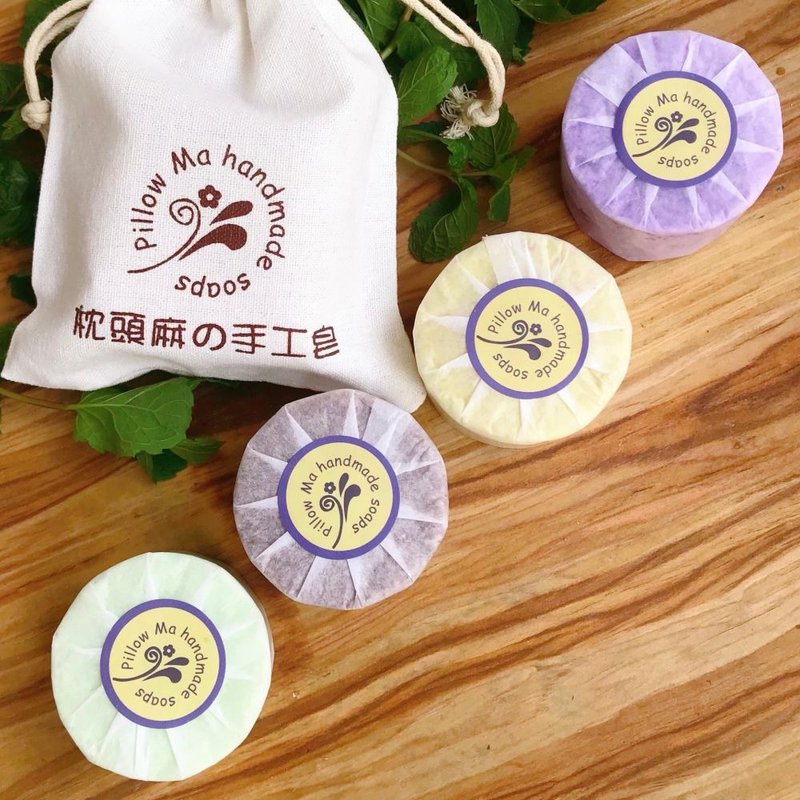 养护洗发饼80g/全发质皆适用/活动送皂袋 - 肥皂/手工皂 - 植物．花 绿色
