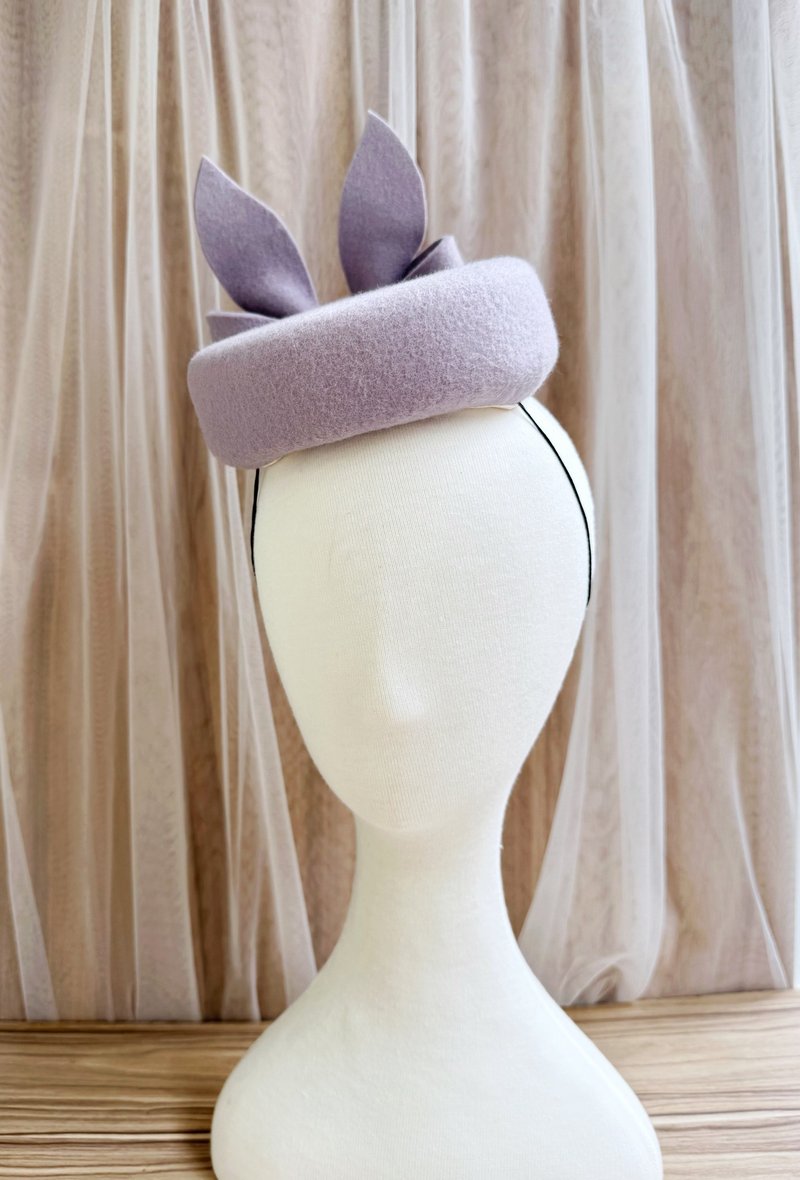 英式药盒帽 Pillbox hat- Amara - 帽子 - 羊毛 