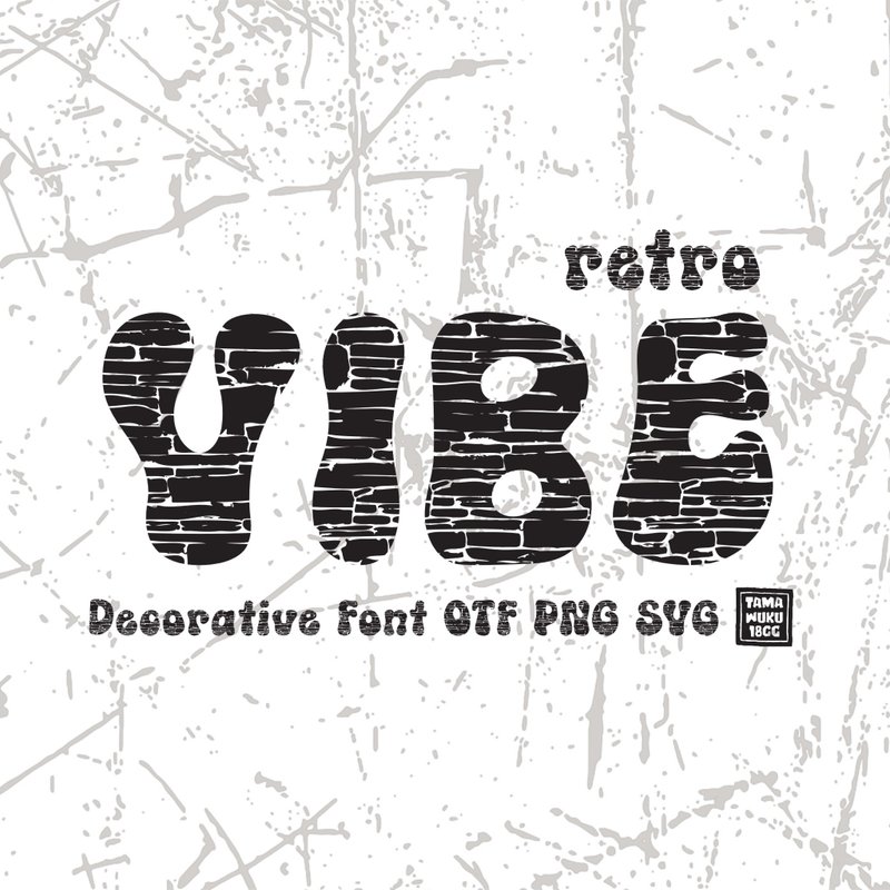 复古氛围 OTF PNG SVG - 字体设计 - 其他材质 