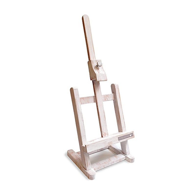 原木刷白。桌上型小画架 - 摆饰 - 木头 白色