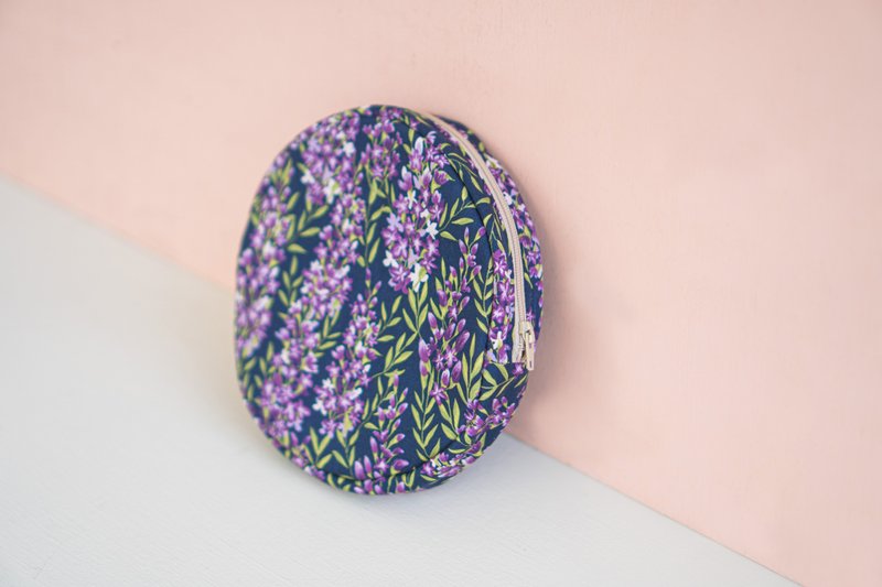 可爱礼物  饼干包  紫藤花 - 手提包/手提袋 - 棉．麻 多色