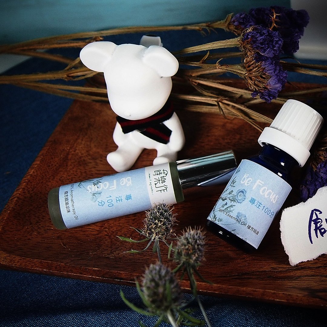专注100分  情绪精油  再送精油滚珠  扩香  薰香  生日礼物 - 香薰/精油/线香 - 精油 